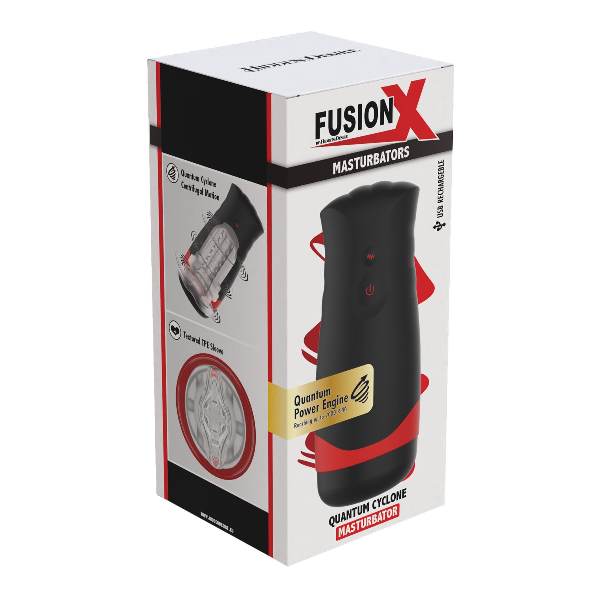 Automatinis masturbatorius „Fusion X Quantum Cyclone“ - Extreme