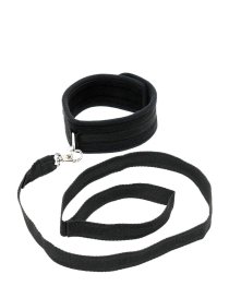 Antkaklio ir pavadėlio rinkinys „Soft Collar with Leash“ - Rimba