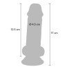 Dildo „Deluxe Dual Density Thick 17 cm“ - Get Real