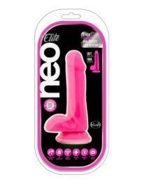 Rožinis falo imitatorius „Elite Dual Density Cock Nr. 6“ - Neo