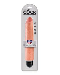 Vibruojantis dildo „Vibrating Stiffy Nr. 10“ - King COCK