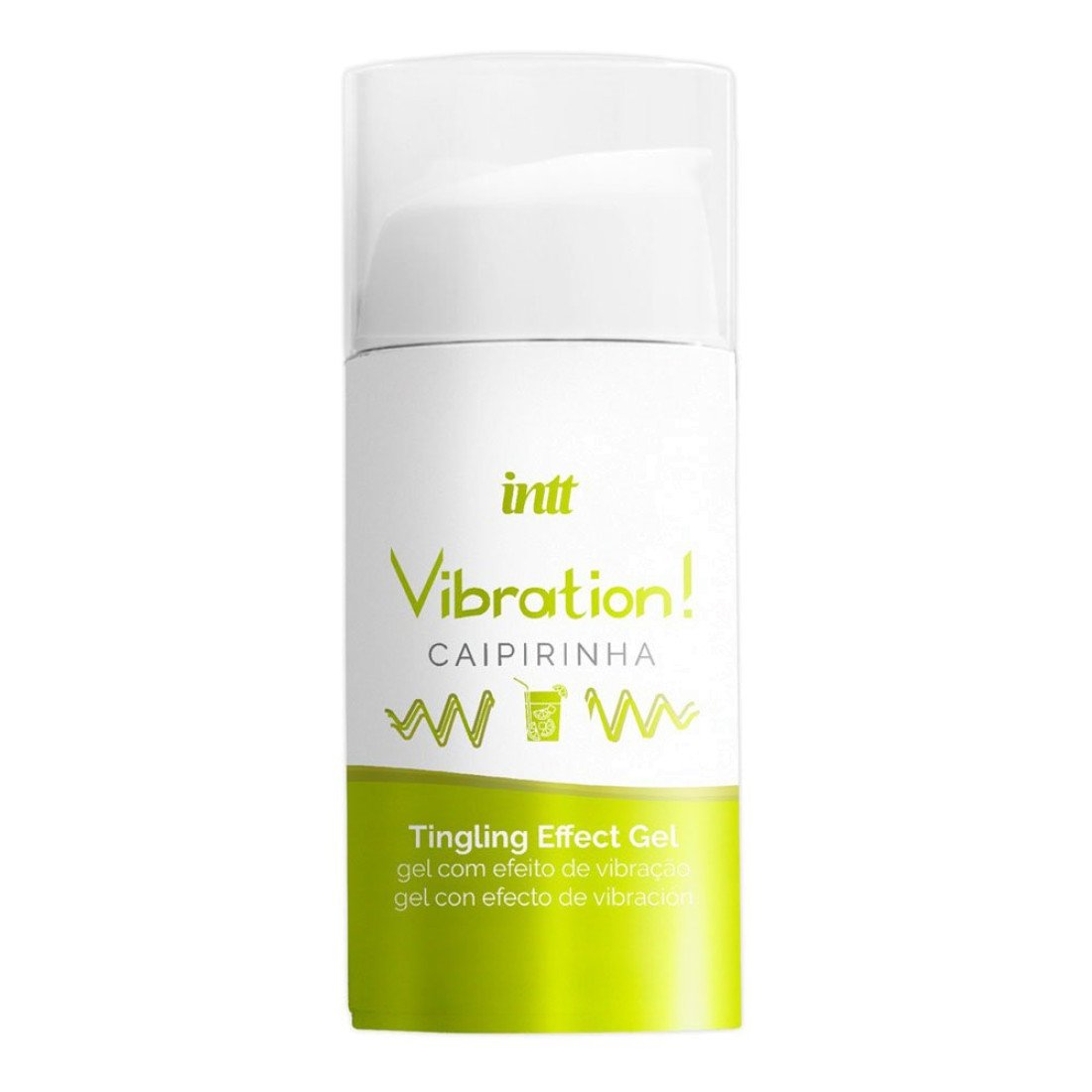 Stimuliuojantis gelis „Vibration! Caipirinha“, 15 ml - Intt