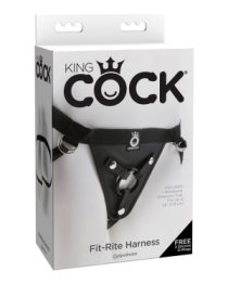 Diržas strap-on seksui „Fit Rite Harness“ - King COCK