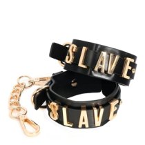 Antrankiai „Slave Handcuff with Golden Chain“ - Latetobed