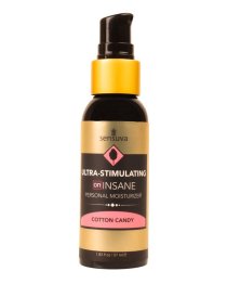 Stimuliuojantis lubrikantas „Ultra Stimulating on Insane Cotton Candy“, 57 ml - Sensuva