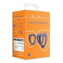 Penio žiedų rinkinys „Heart Cockring Set“ - Loveline