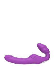 Vibruojantis strap-on be dirželių „Double Dipper“ - Dream Toys