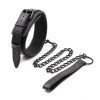 Antkaklio ir pavadėlio rinkinys „Neoprene Bondage Collar“ - Latetobed