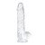 Falo imitatorius „Transparent Dildo 17 cm“