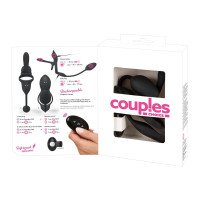 Vibruojantis penio žiedas - kaištis „RC Multi Function“ - Couples Choice