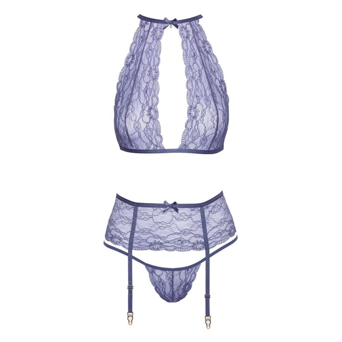 Trijų dalių rinkinys „Lavender Lace“ - Kissable