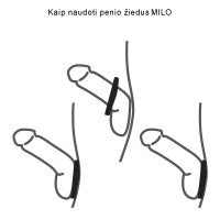 Penio žiedų rinkinys „Milo“ - Velvor