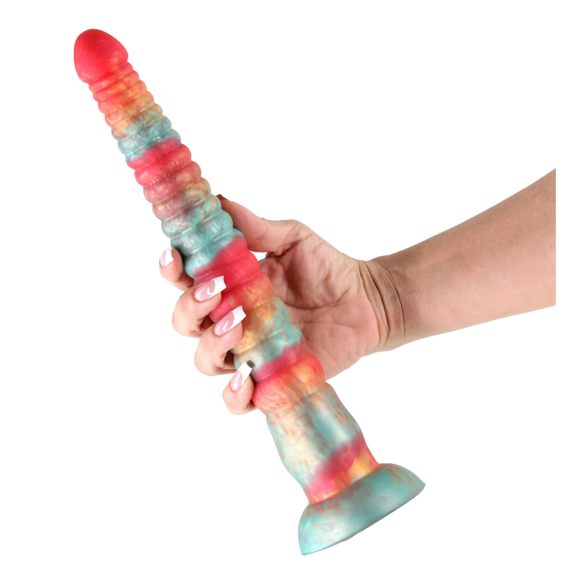 Dildo „Stacked 12 Inch - Red Gold“ - NS Novelties
