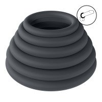 Penio žiedų rinkinys „Classic Silicone Cockring Set“ - Levelz