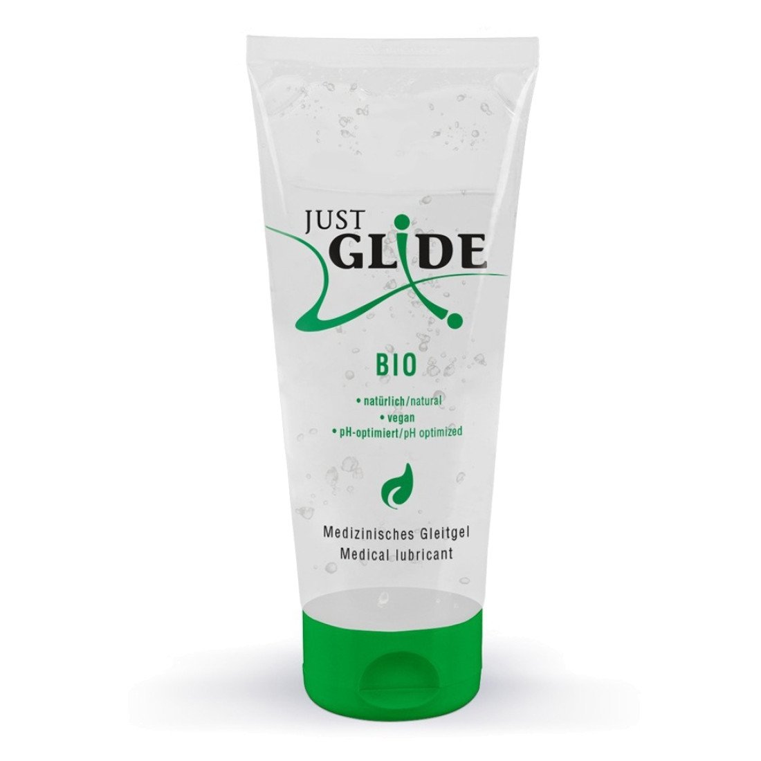 Vandens pagrindo lubrikantas „Bio“, 200 ml - Just Glide