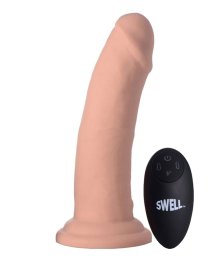 Pripučiamas vibruojantis dildo „7X Silicone Dildo 7 Inch“ - XR