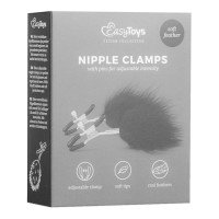 Spenelių spaustukai „Nipple Clamps with Feathers“ - EasyToys