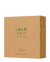 Prezervatyvai „HEX Organic Latex“, 36 vnt - LELO