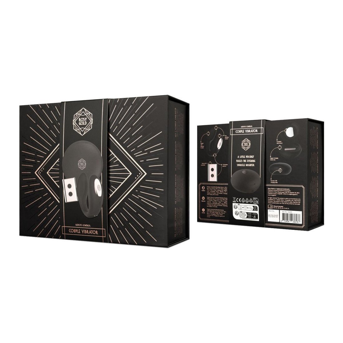 Vibratorius poroms „Couple Vibrator“ - Rosy Gold
