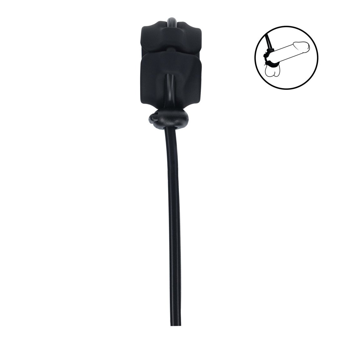 Penio žiedas „Wide Detachable Lasso Cock Ring“ - Levelz