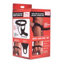 Tuščiaviduris strap-on dildo „Hollow Silicone Dildo“ - Size Matters