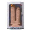 Dvigubas vibruojantis dildo „Vibrations 8-7 Model 1“ - Silex-D