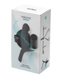 Vibuojantis tuščiaviduris strap-on dildo „H3 Size S“ - Virgite