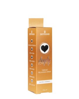 Purškalas oraliniam seksui „Deeply Love You Salted Caramel“, 30 ml - Sensuva