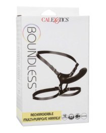 Vibruojantis strap-on dildo „Boundless“ - CalExotics