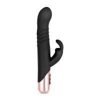 Automatinis vibratorius kiškutis „Thrusting Rabbit“ - Rosy Gold
