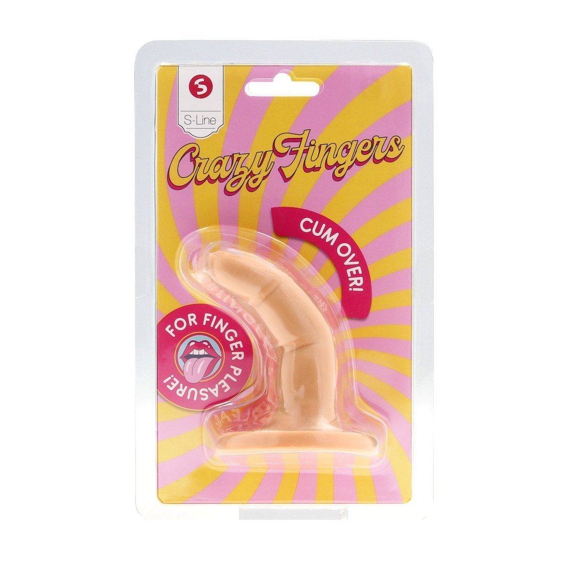Silikoninis dildo „Crazy Fingers Cum Over!“ - S-Line