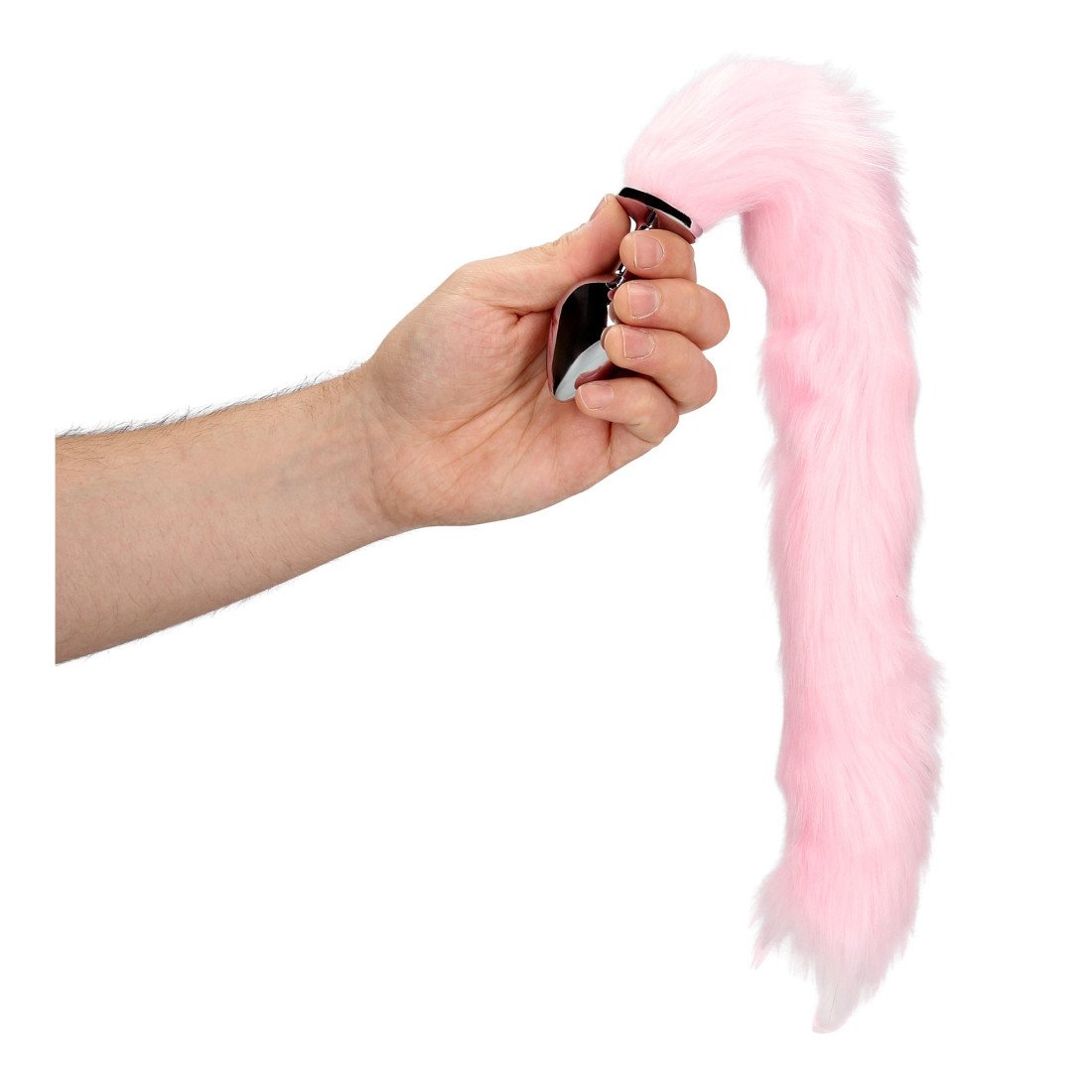 Šviečiantis analinis kaištis „Light-Up Fox Tail“ - Ouch!