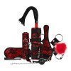 BDSM rinkinys „Lace & Leather Look“ - Bedroom Fantasies