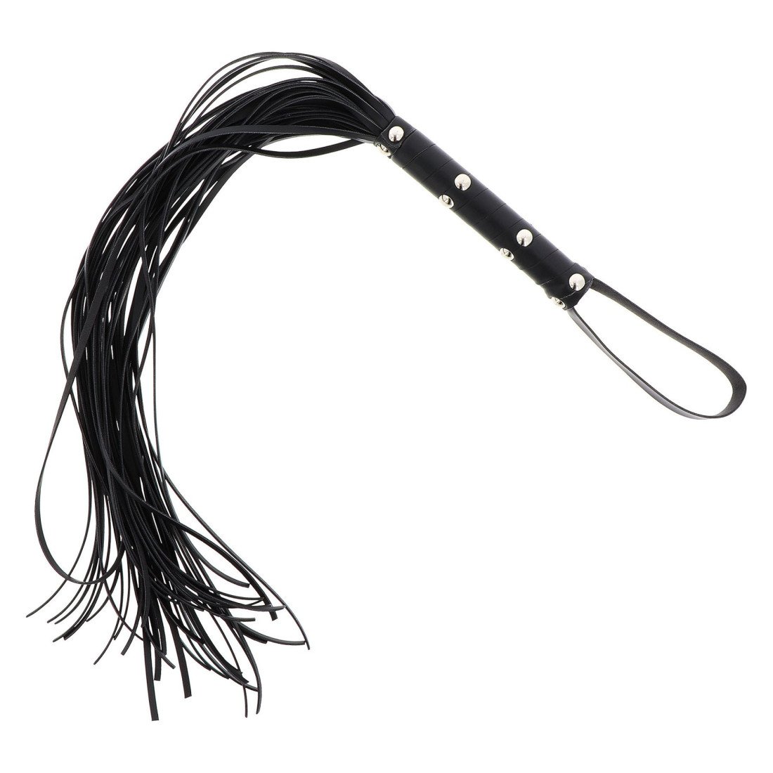 Botagas „Long Flogger with Studded Handle“ - Extreme
