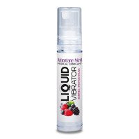 Stimuliuojantis lubrikantas „Liquid Vibrator - Berries“, 10 ml - Amoreane