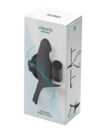 Vibuojantis tuščiaviduris strap-on dildo „H4 Size L“ - Virgite