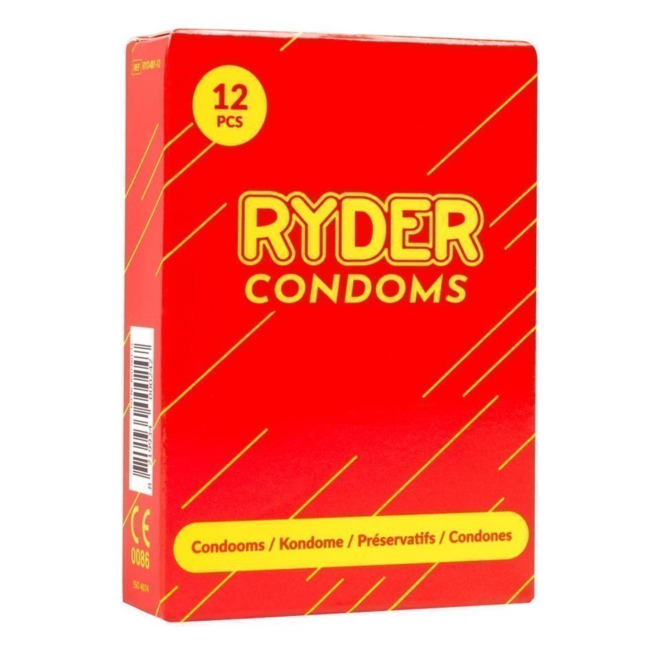 Prezervatyvai „Ryder Condoms“, 12 vnt. - Ryder