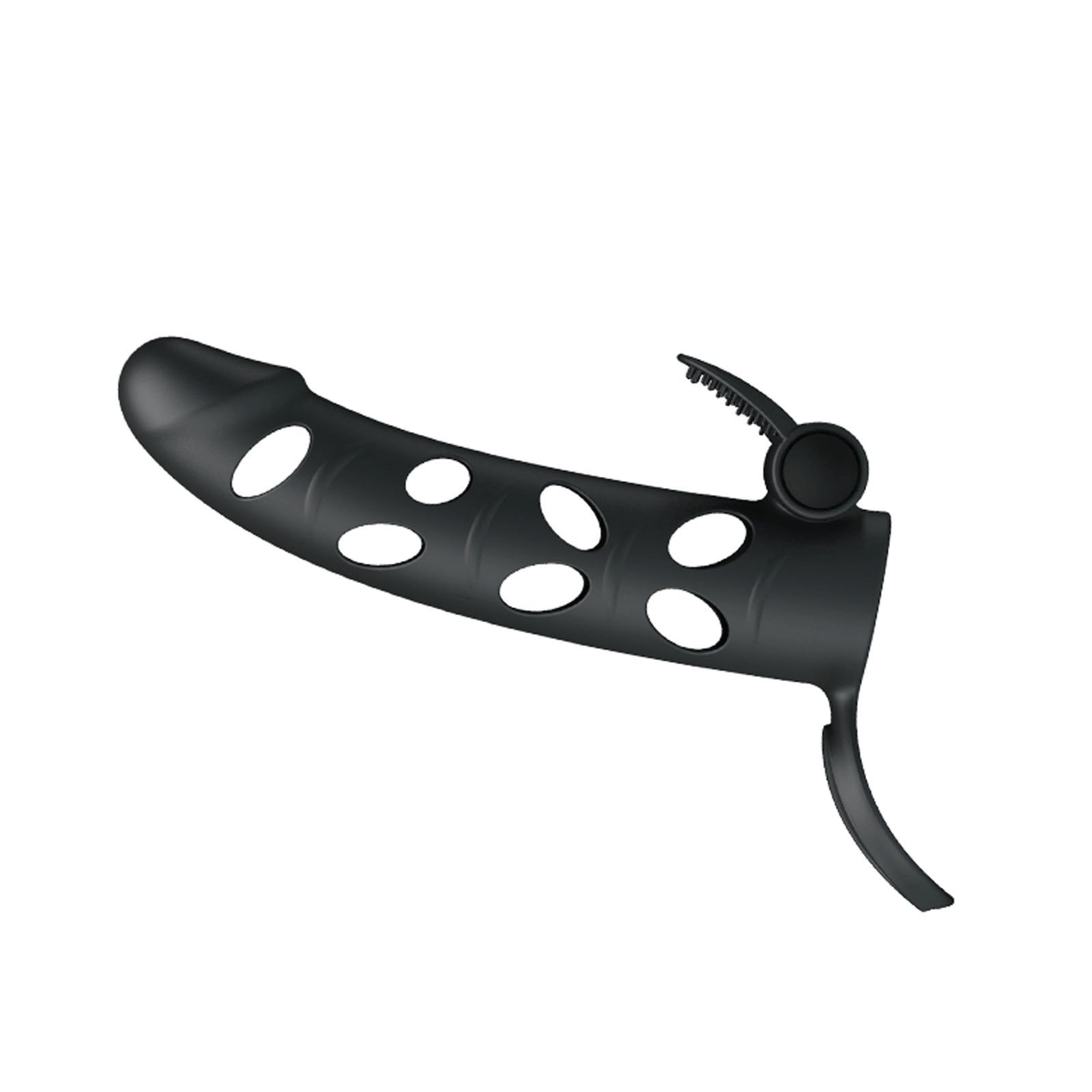 Vibruojanti penio mova „Penis Sleeve with Ball Strap 6“ - Pretty Love