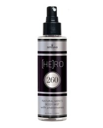 Vyriška kūno dulksna su feromonais „Hero“, 125 ml - Sensuva