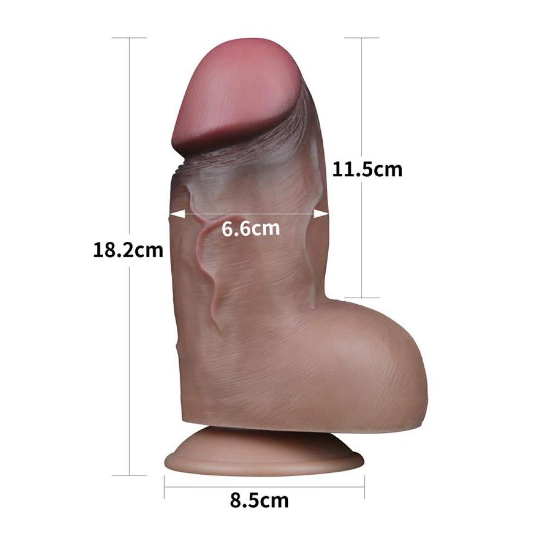 Silikoninis falo imitatorius „Nature Cock Nr. 7.0“ - Love Toy