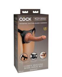 Strap-on dildo „Comfy Silicone Body Dock Kit“ - King COCK