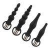 Vibruojančių analinių kaiščių rinkinys „Anal Plugs with Bullet“ - EasyToys