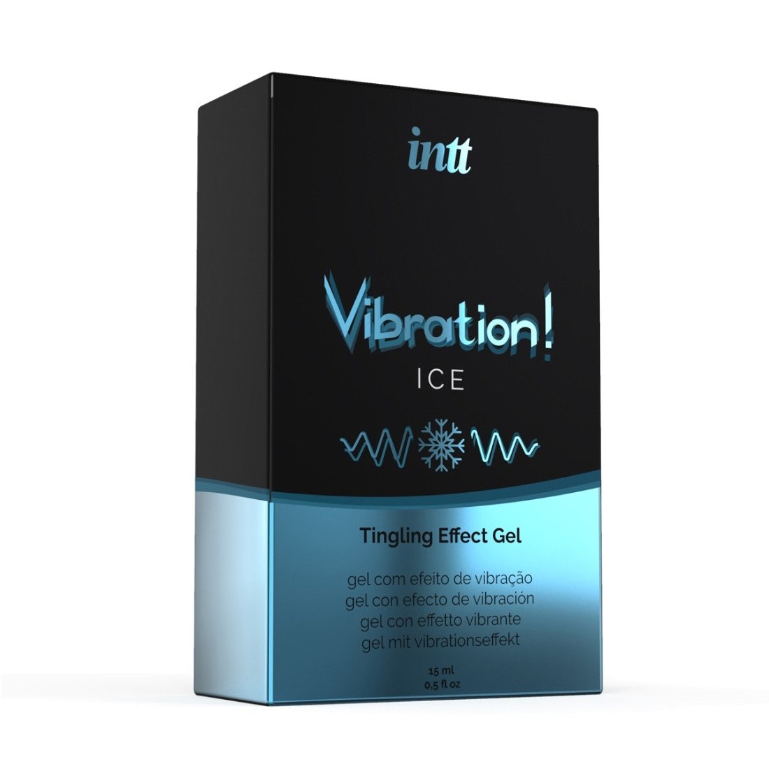 Stimuliuojantis gelis „Vibration! Ice“, 15 ml - Intt