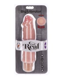 Vibruojantis dildo „Dual Density Big Vibrator“ - Get Real