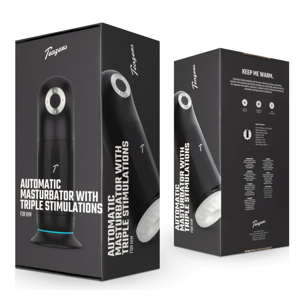 Automatinis masturbatorius „Automatic Masturbator with Triple Stimulations“ - Teazers