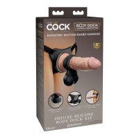 Strap-on rinkinys „Deluxe Silicone Body Dock Kit“ - King COCK