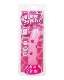 Silikoninis dildo „Glow Stick Heart“ - CalExotics