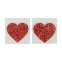 Spenelių lipdukai „Nipple Stickers Hearts“ - Cottelli Collection