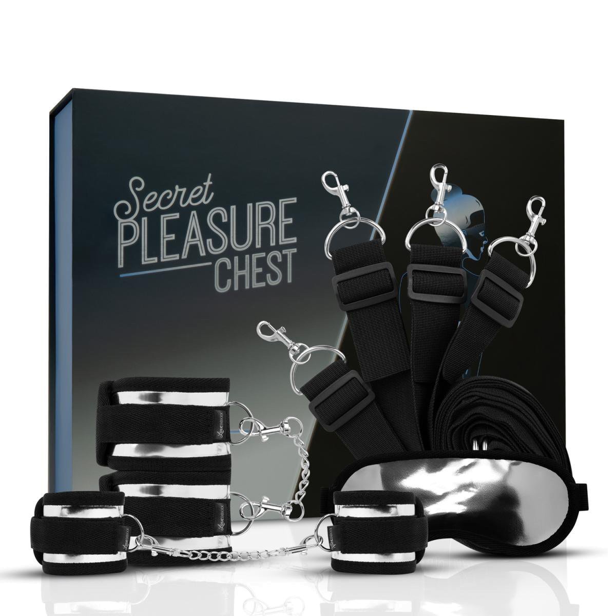 Erotinis rinkinys poroms „Secret Pleasure Chest Silver Moon“ - Loveboxxx