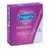 Stimuliuojantys prezervatyvai „Intensity“, 3 vnt. - Pasante